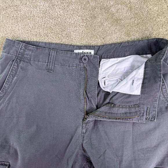 Urban Pipeline Mens Cargo Shorts Gray Cotton Size 36 x 12 Outdoors F072 - Picture 4 of 13